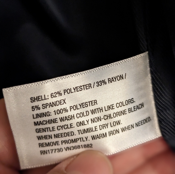 🆕 3.1 Philip Lim for Target Tuxedo Blazer Blue Black XL Women's - Picture 5 of 16